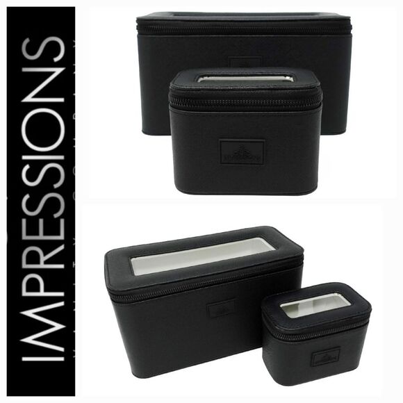 Impressions Cyprus Essentials 2-PC Case Set- Black - Picture 1 of 12